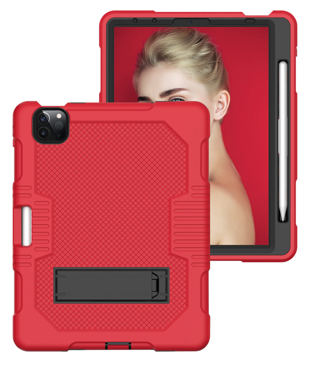 Protective Rugged iPad Case for (10.9-Inch, For iPad Air 4 and 11 inch iPad Pro) - Kickstand Included - Image 6